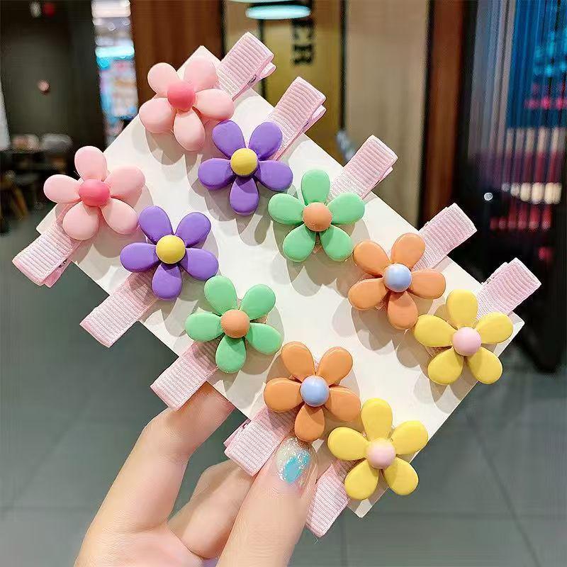 Barrette bec de canard dessin animé pour enfants - Été 2021 Épingle à cheveux en résine plastique pour filles