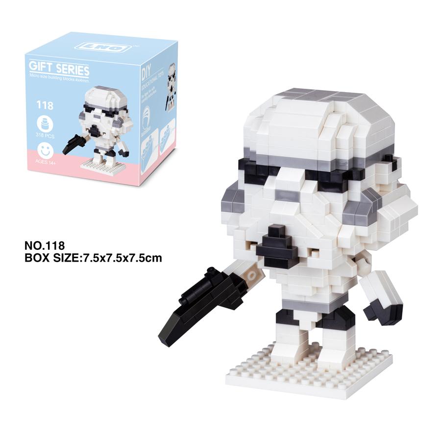 Planet Cartoon Characters Building Blocks Micro Blocks Action Figure Kids Toys Anime Models Halloween Gifts