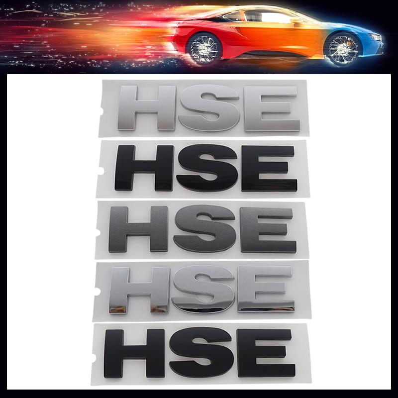 3D Premium HSE Letters for Sport England UK SUV Off Road car Engine Hood Fender trunk Tail Rear Decal Emblem Badge Sticker