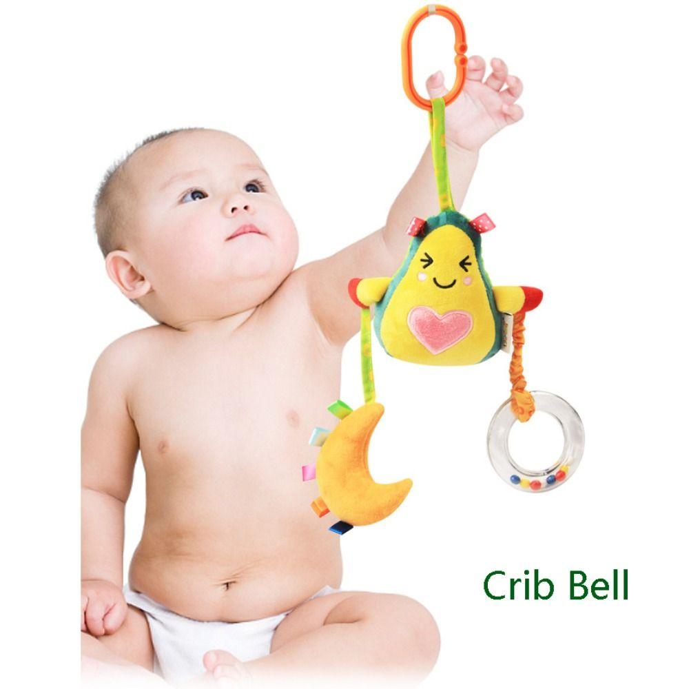 

Коляска с аркой-кроватью-колокольчиком, подвесная детская игрушка в подарок, развивающие игрушки для новорожденных