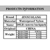 JINNUOLANG Waterproof Camera Backpack Photo Digital Bags For Canon Nikon Sony Xiaomi iPad DSLR Portable Travel Tripod Lens Bag