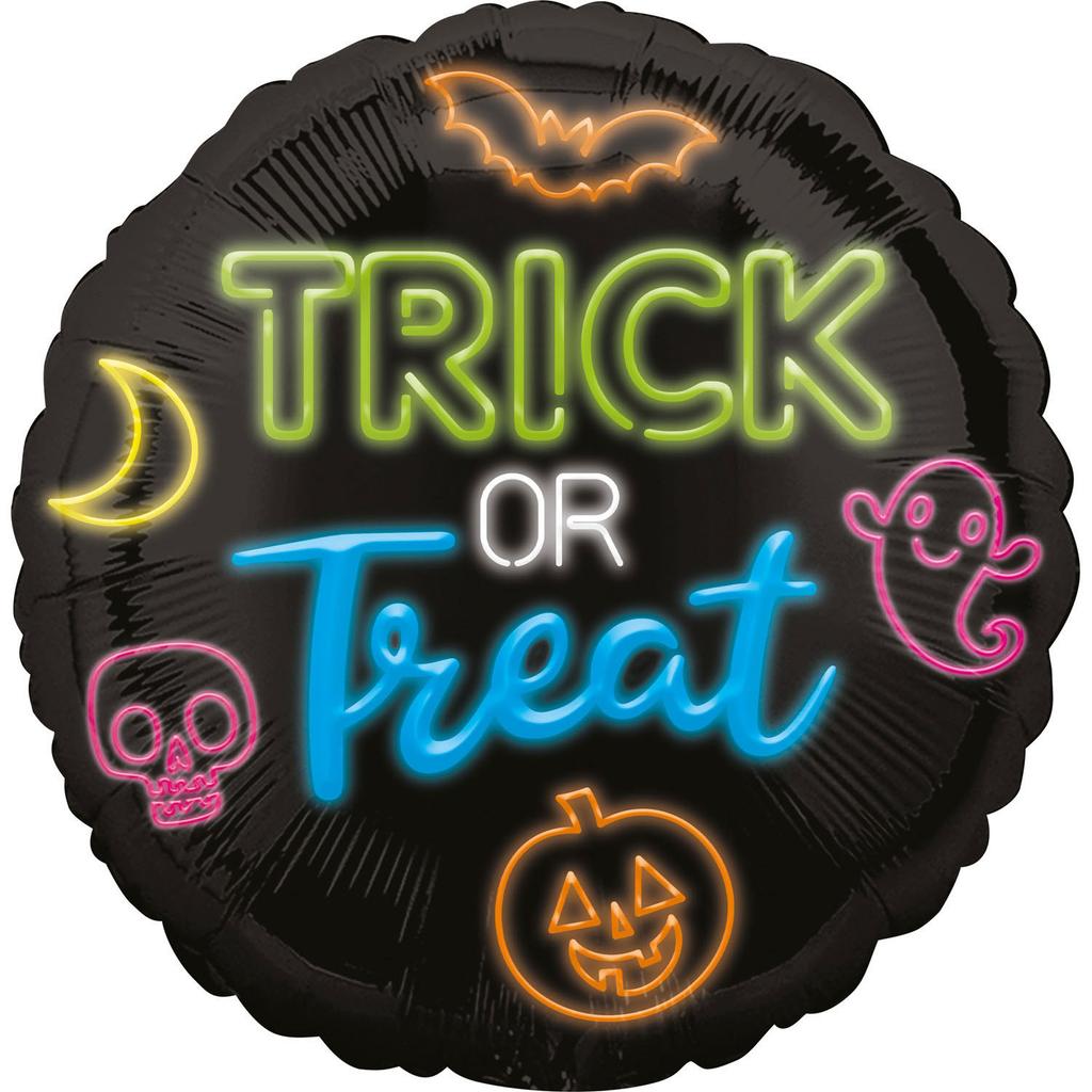 Balon Foliowy Trick Or Treat Halloween 45Cm