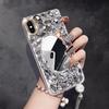 Застосовується до Чохла для мобільного телефону Apple 16Promax Iphone15Plus З китицями 13 Стразами 14Pro Дзеркальний Жіноча модель