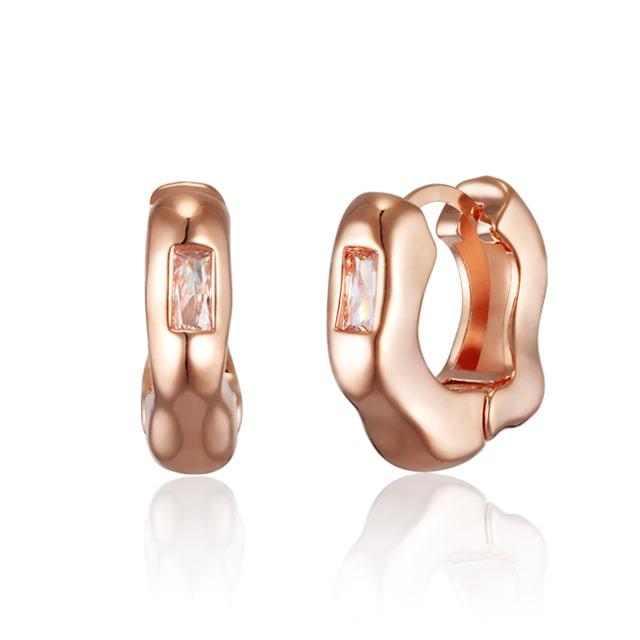 Ellejewelry 14K Gf Vivid Daily Ring Earrings Elgpee511