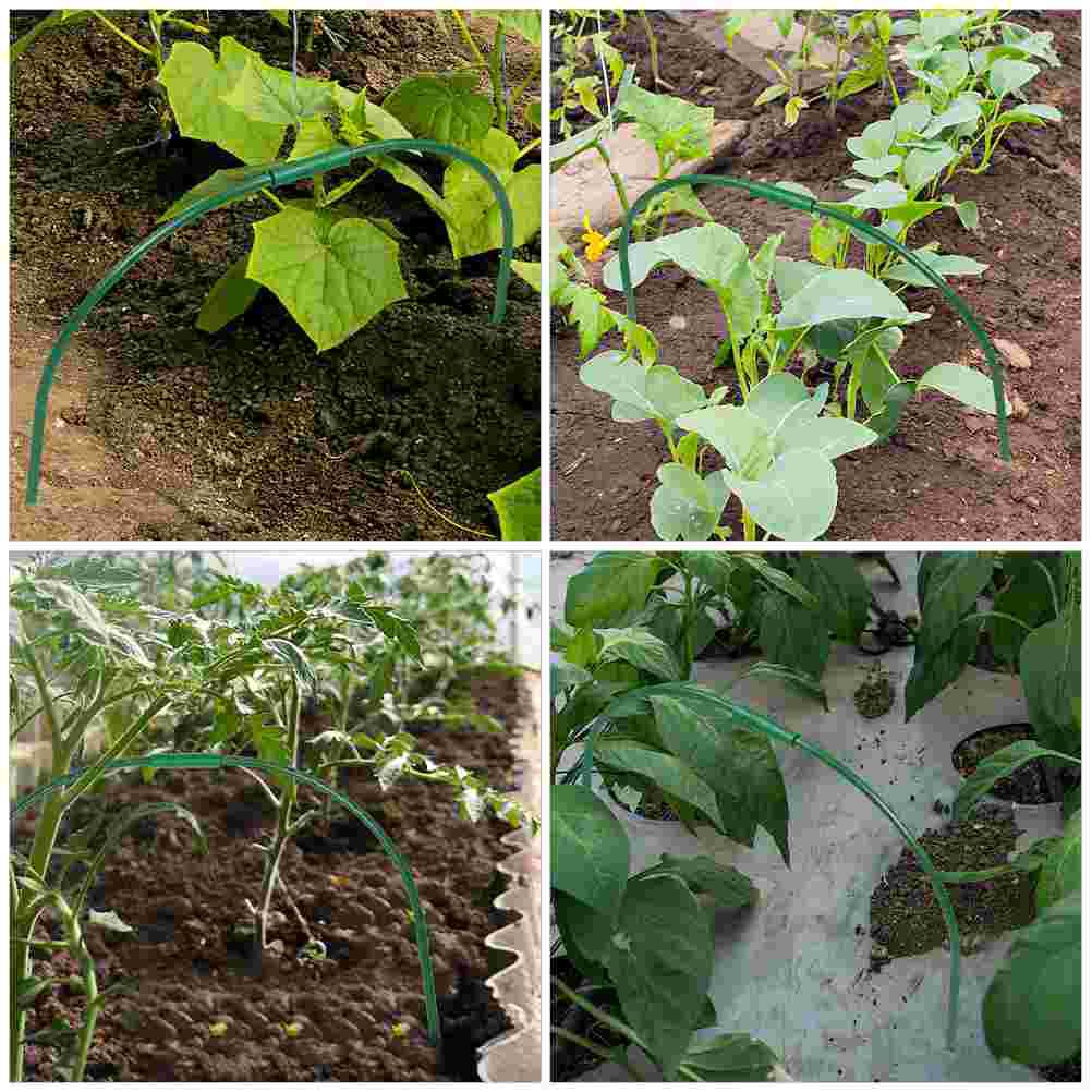 2 Pcs Greenhouse Planting Rack Hoops for Gardening Plants Racks Support Supplies Planter