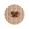 Compact Mirror For Purses Waffle Pattern Travel Makeup Mirror Round Makeup Tool For Hair Styling Appearance Checks Outdoor