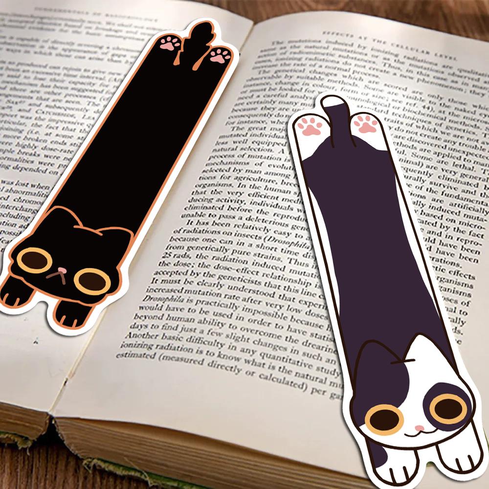 30PCS Cat and Dog Bookmarks Bookmark Reading Books Tagging Paper Bottle Skateboard Luggage DIY Students Aesthetic Gift Bookmarks