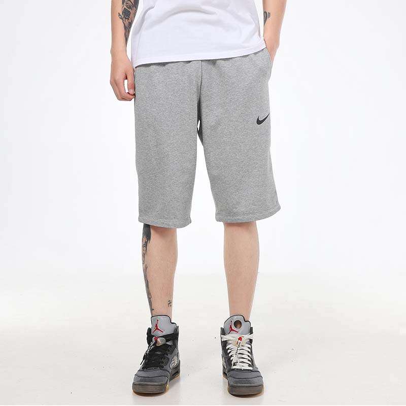 Nike Elastic Waist Running Training Loose Fit Shorts Men Bottoms Grey CZ7398-063