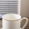 Jie Xiang Jia Conference & Office Ceramic Teacup Set with Lids (10-Pack)
