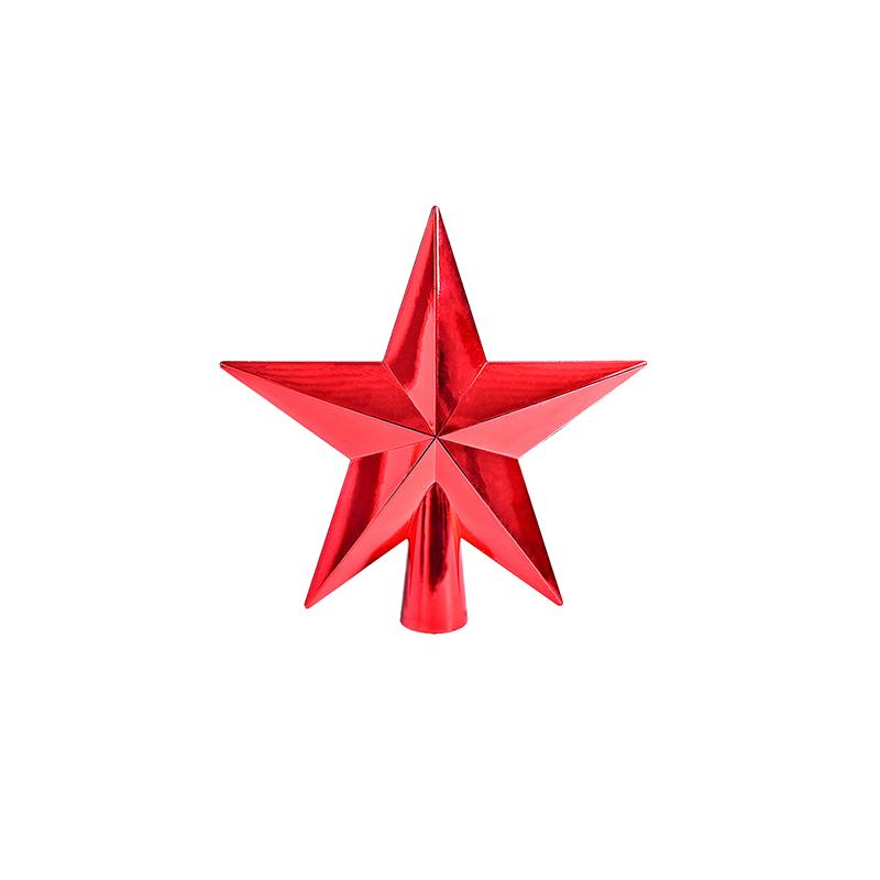 20cm Christmas Tree Topper Star Five-Pointed Star Pendant Ornaments Christmas Decorations For Home Christmas Tree New Year