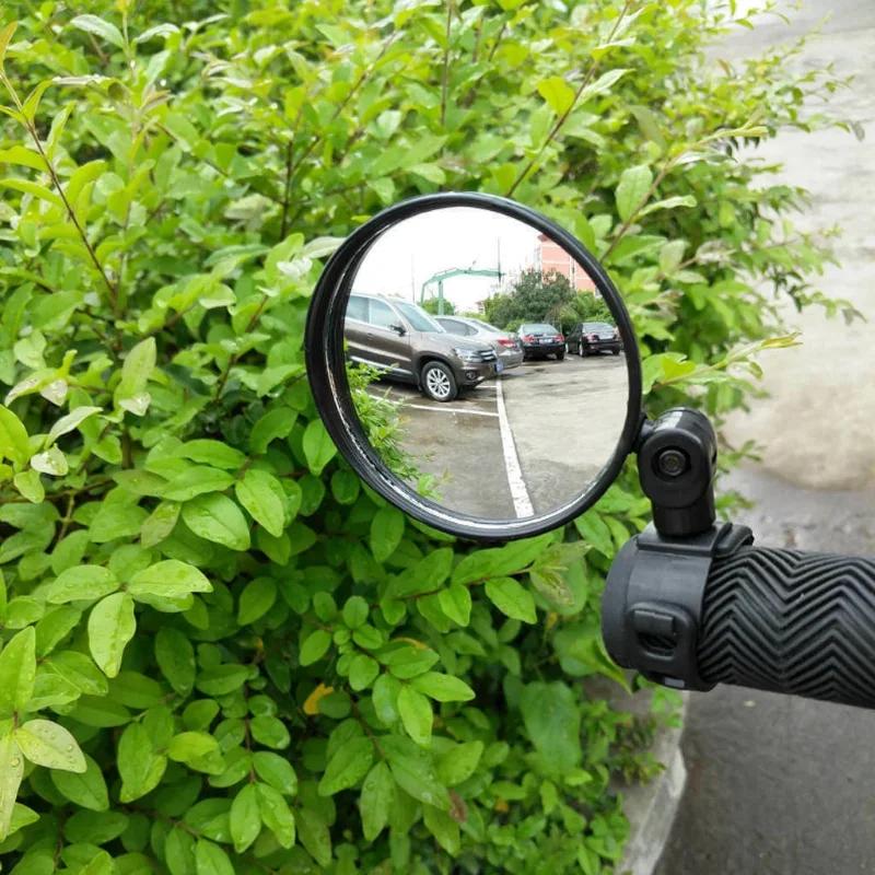 2PC Bike Mirror 360 Degree Adjustable Rotatable Handlebar Mirror Wide Bycicle Accessories Cycling Rear View Mirror Amagi