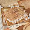 100pcs/pack Vintage Memo Paper Set DIY Scrapbooking School Supplies Decor Junk Journal Marking Stationery Notes Paper