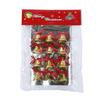Gold Bell Christmas Ornaments, Set of 12, Small Size