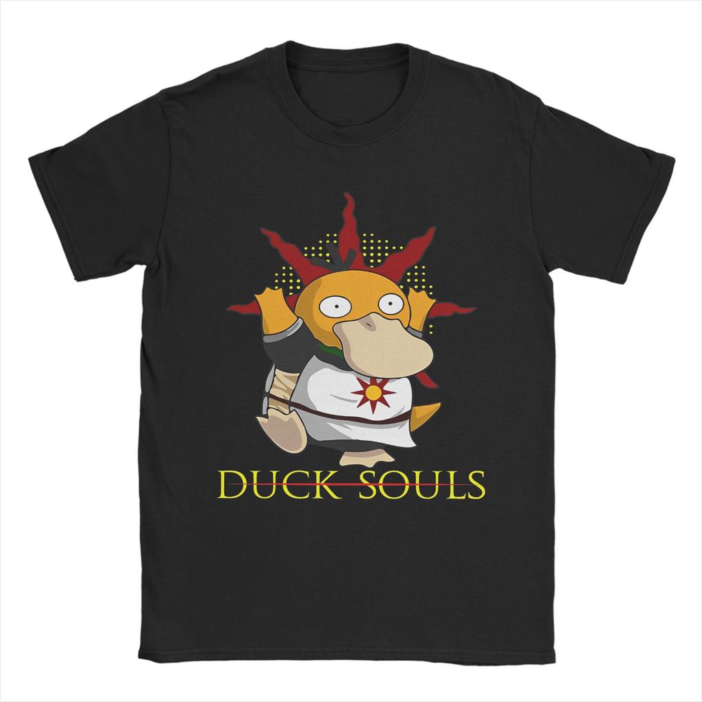 Pokemon Psyduck Unisexga TShirt Unisex Women Cotton Clothing Novelty Round Neck Short Sleeve Summer Y2k Top Tee Vintage Hippop