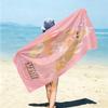 Personalized Princess Pink Gown Beach Towel Microfiber Beach Towel Thin Absorbent for Beach Swimming Yoga Bath Sports. 0910265