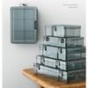 Heavy Duty Plastic Storage Box Container Case With Removable Dividers For Small Tool Bolts Screws And Parts Organization