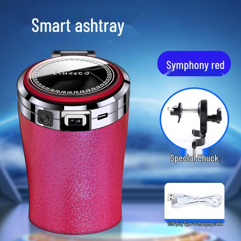 Lynk & Co Smart Car Ashtray Ceramic Liner: Multi-functional Accessories for Models 01-06, 09