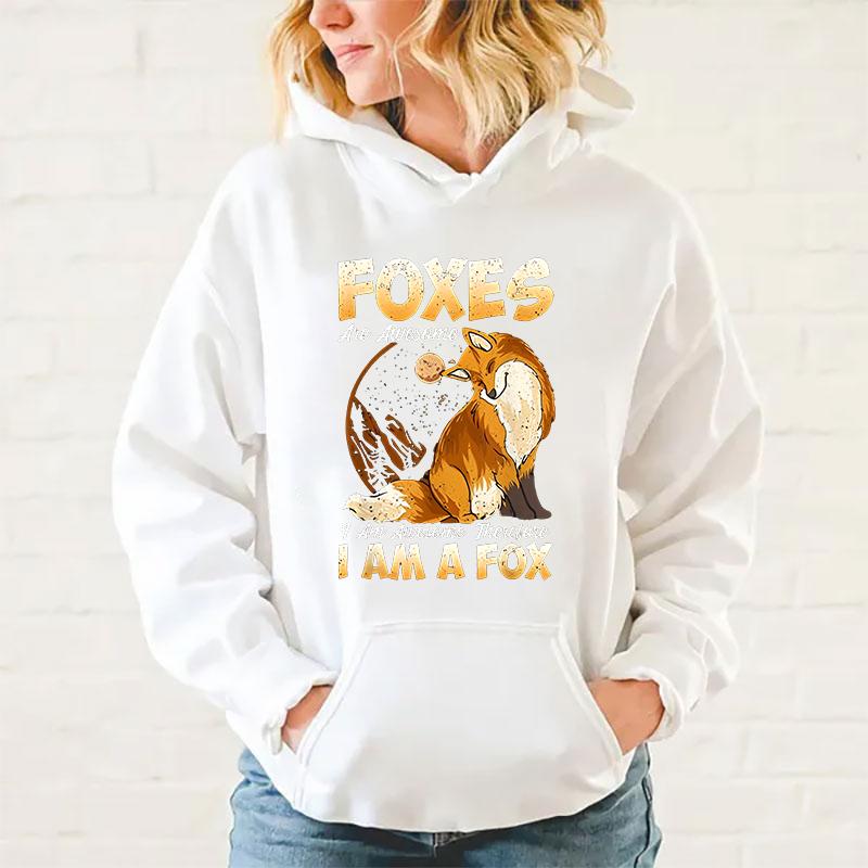 New Fashion Fox Printed Hoodie Women Men Autumn Winter Warm Sweatshirt Hip Hop Harajuku Streetwear Long Sleeve Pullover