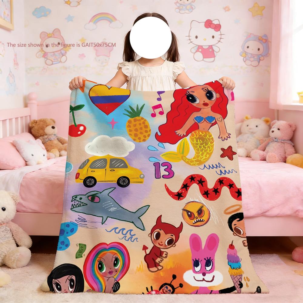 

Italian Brainrot 6 7 Blanket For Soft Throw Blanket for Picnic Bed Sofa Home Bedroom Cozy Warm Comfortable 75x100cm (30x40inch)