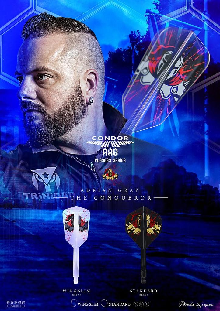 CONDOR AXE THE CONQUEROR Adrian Gray Model Condor Axe Flight The Conqueror Wing Slim S Clear
