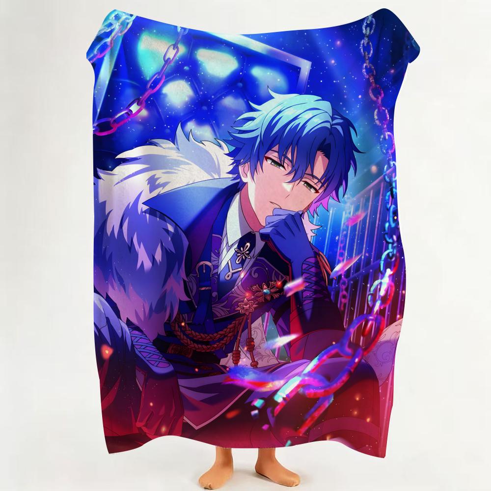 Novel W Wizard's P Promise Flannel Blanket Suitable for Sofa Living Room Bedroom