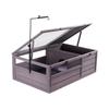 VEVOR Tortoise Habitat, Wooden Tortoise House Indoor & Outdoor, Tortoise Enclosure with Adjustable Lamp Holder