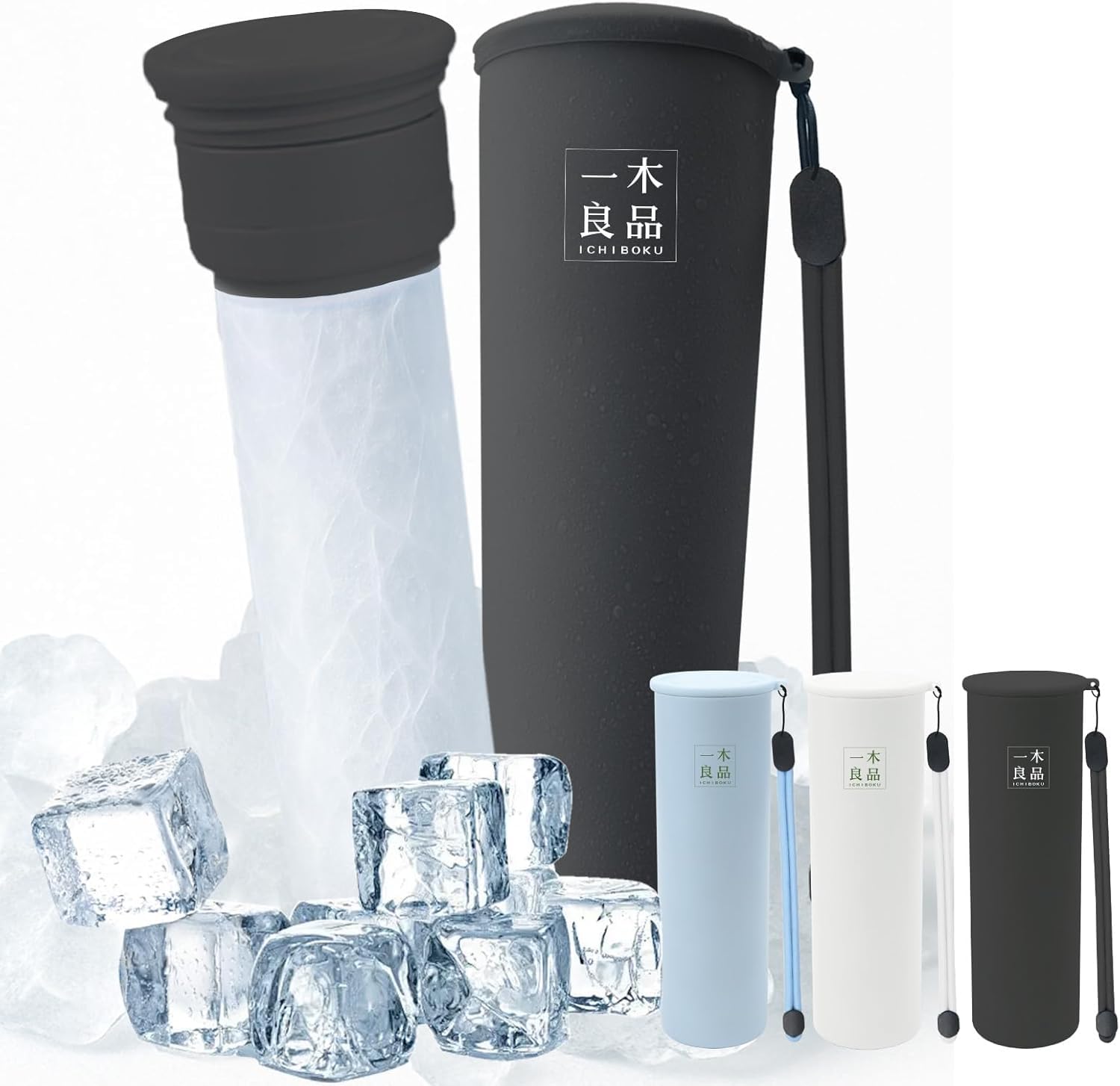 

Portable Ice Pack with Cooling Thermos Design Keeps Ice Cold for 20 for Easy Heatstroke and for the Osaka Holder, Hours, Pocket-Sized Carrying, Icing,