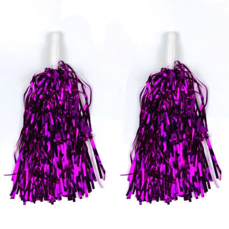 

Cheerleader Dress Fancy Outfit Uniform Cosplay Costume With Pom Poms High School Poms 2 Pcs,One size