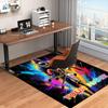 1PC Custom Name Dynamic Football Player Art Theme Floor Mat Ideal for Living Room, Game Rooms, Office, Bedroom,Floor Mat Playful Design171