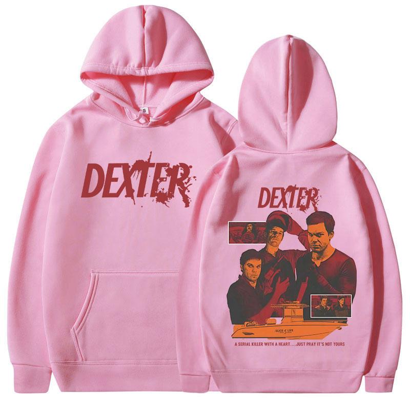 TV Play Dexter Morgan Grafik Kapuzenpullover Herren Damen Kleidung Lässige Fleece Kapuzenpullover Mode Vintage Übergroße Pullover