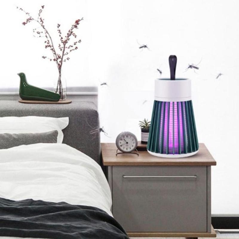 Domácí USB lampa proti komárům UV světlo USB dobíjecí vnitřní venkovní elektrický šok proti komárům pro kempování v ložnici