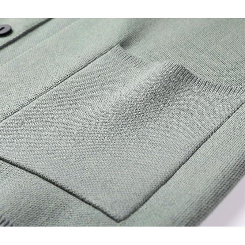 Autumn Winter Male Korean Fashion Loose Casual All-match Cardigans Top Hombre Comfortable All-match Knitted Coat Thick Jacket