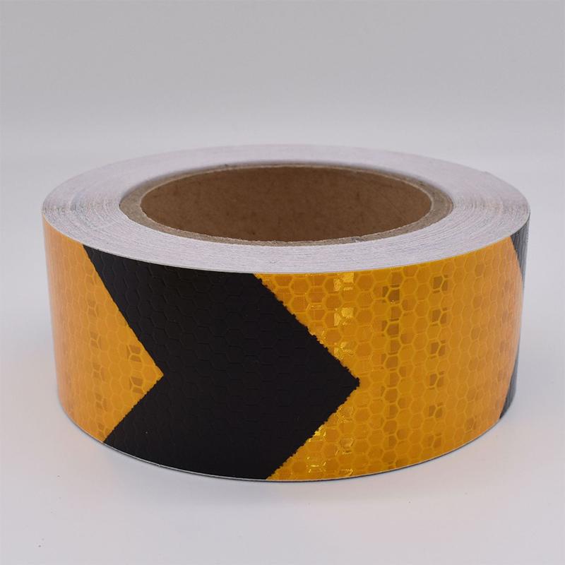 1 Roll Shining Reflective Safety Warning Tape Self Adhesive Twill Printing Reflective Tape For Car