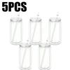 1/1/1PC 16OZ Double Wall Snowglobe Tumbler with Pre-Drilled Hole  Reusable Drinks Cups With Straw Break-Resistant Mason Jar Cups