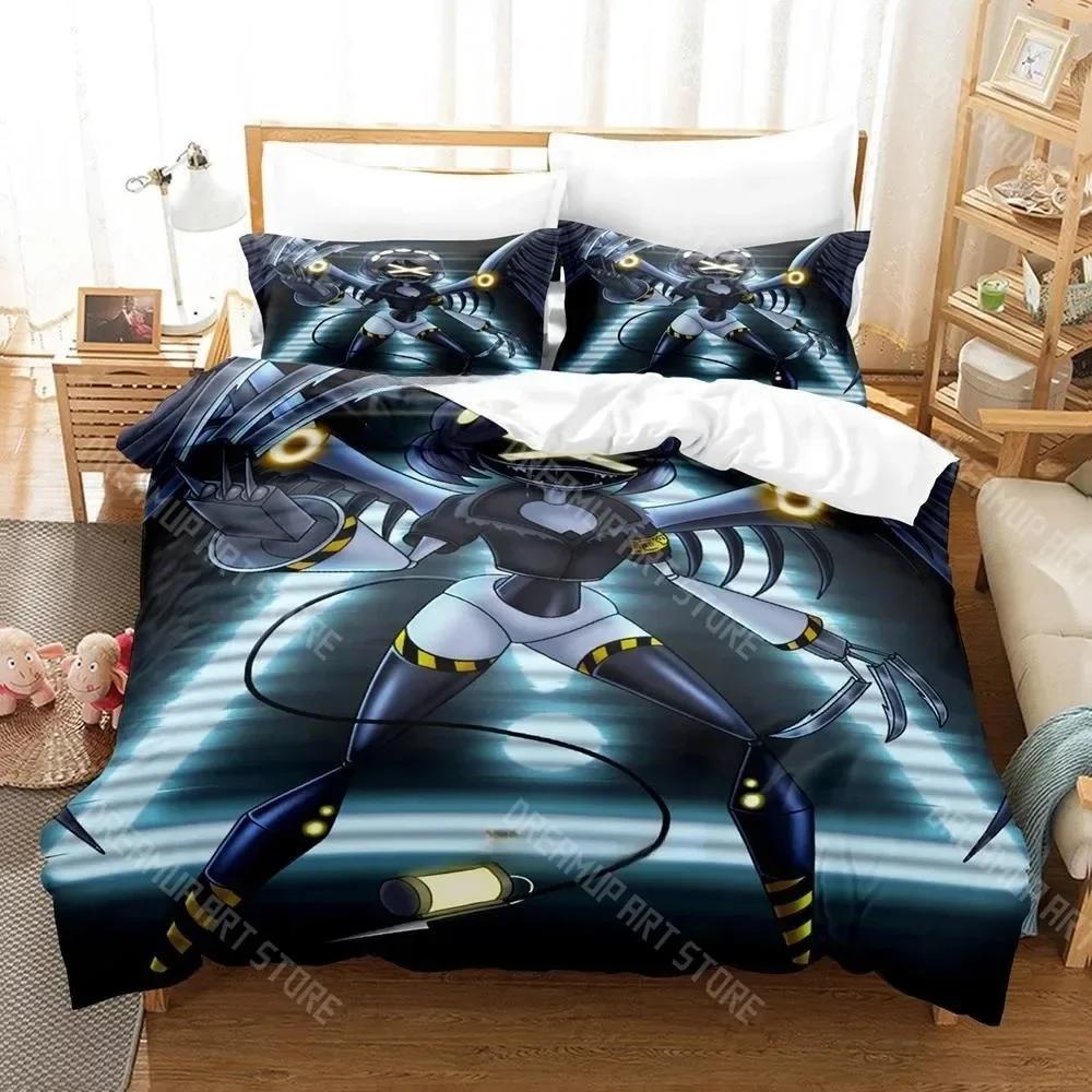 3D Print Murder Drones Anime Fashion Bedding Set Cartoon three-piece set Adult Kid Bedroom Duvet cover Sets Home Textiles