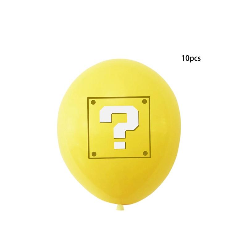 Super Mario Happy Birthday Party Decor Supplies Banner Balloon Cake Topper