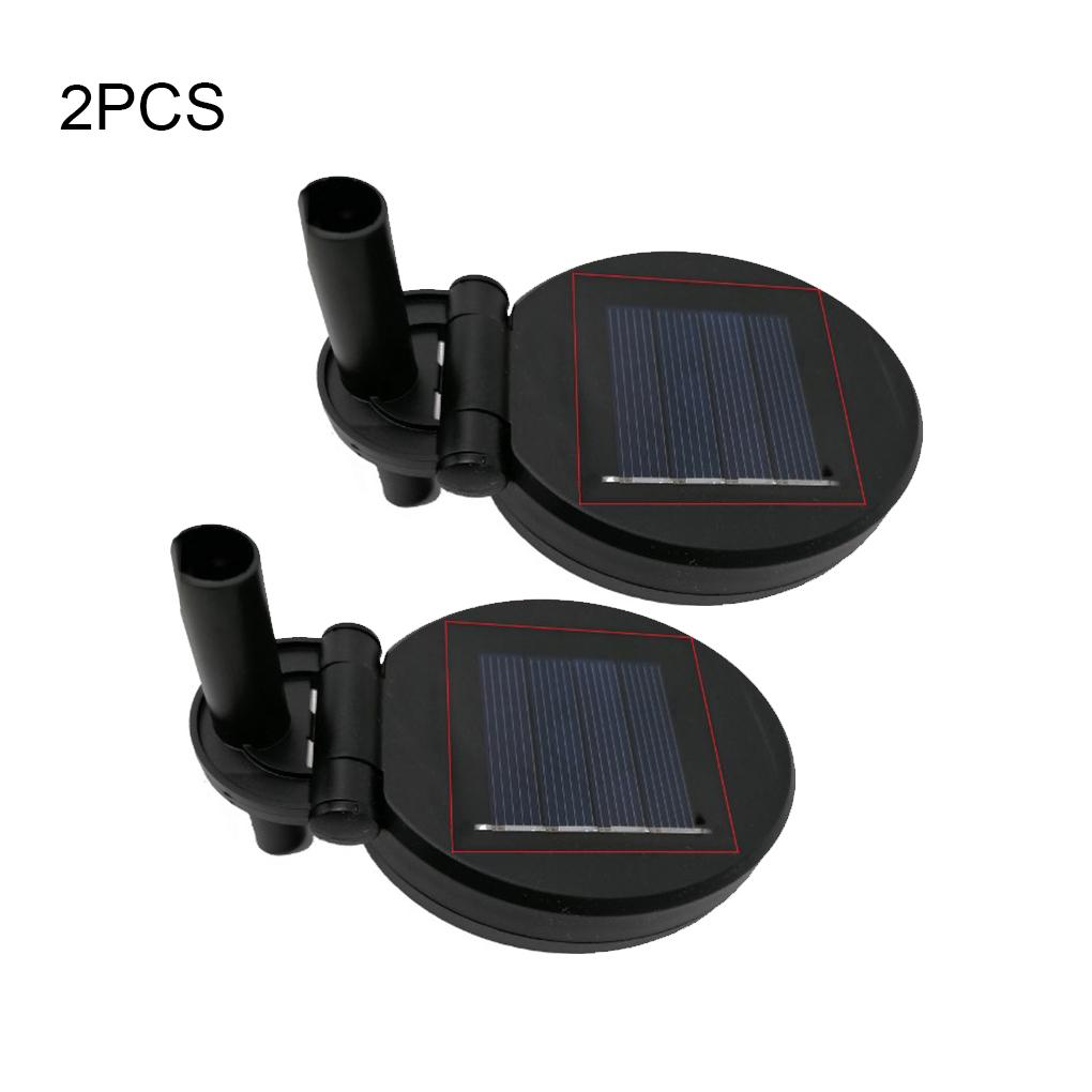 2Pcs Solar Panel LED Floor Replacement Tops Outdoor Light Accessories Spare Parts Pathway Home Hanging DIY Decor