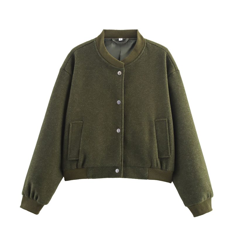 Kaslead New Arrival Women's Clothing Fashion Style Fashion Casual Easiest for Match 5 Colors Soft Woolen Jacket Outwear