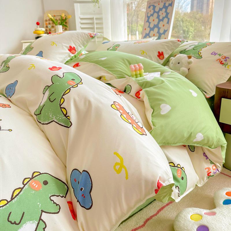 

Свежий стиль стиранный хлопок пододеяльник 150x200 для кровати в общежитии Duvet 150x200cm