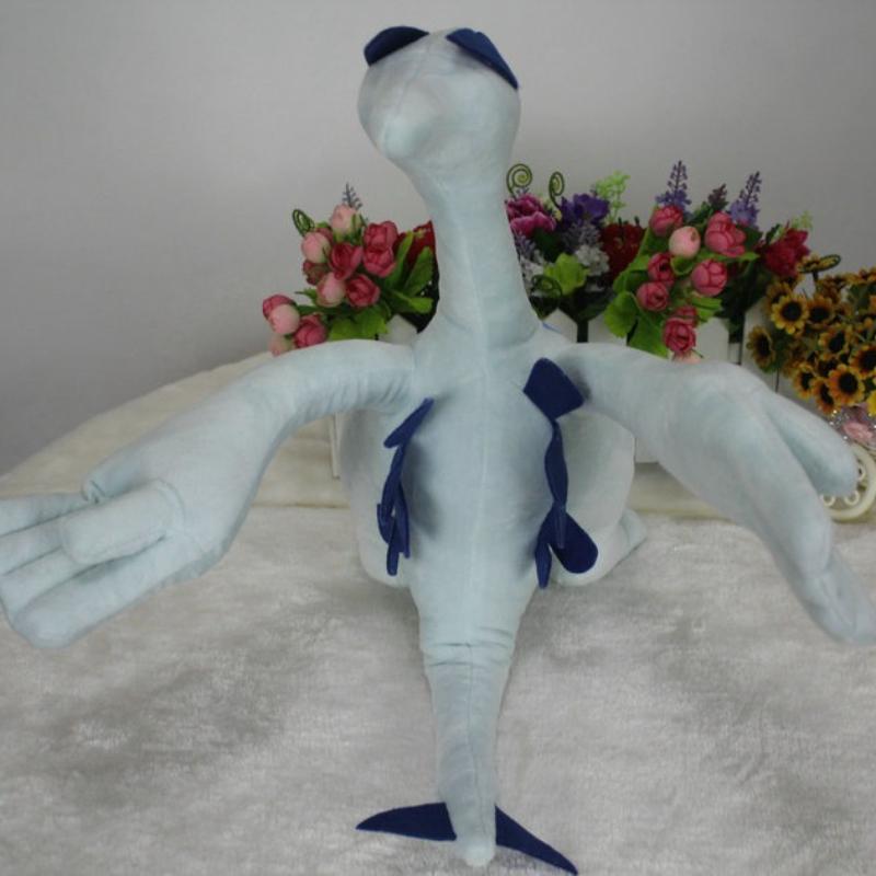 15/35cm Pokemon Cartoon Lugia Plush Toy Anime Lugia Soft Stuffed Plushies Pillow Doll Room Decoration Boys Girls Holiday Gift