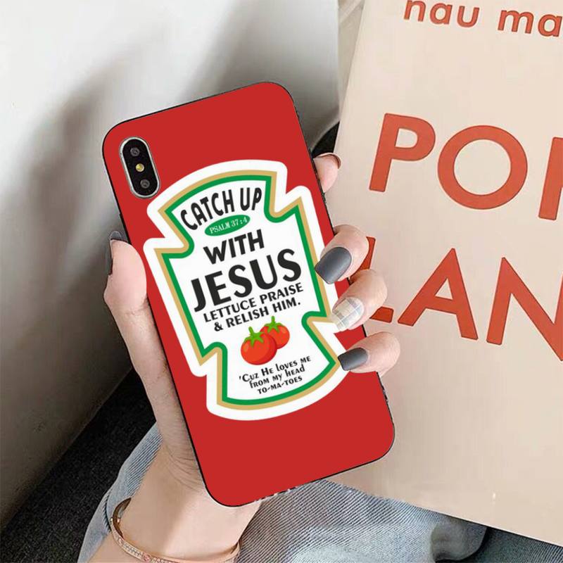 MaiYaCa Cute Ins Heinz Tomato Ketchup Mustard Phone Cases for iPhone 11 12 Pro XS MAX 8 7 6 6S Plus X 5S SE 2020 XR Cover