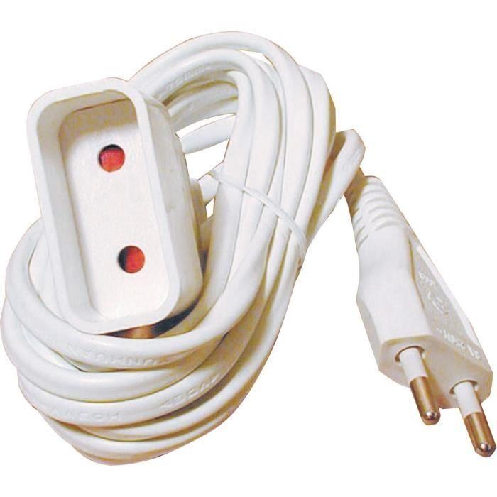 TEC HIT Extension Cord 6 A 2x0.75 Mm² Length 5 M