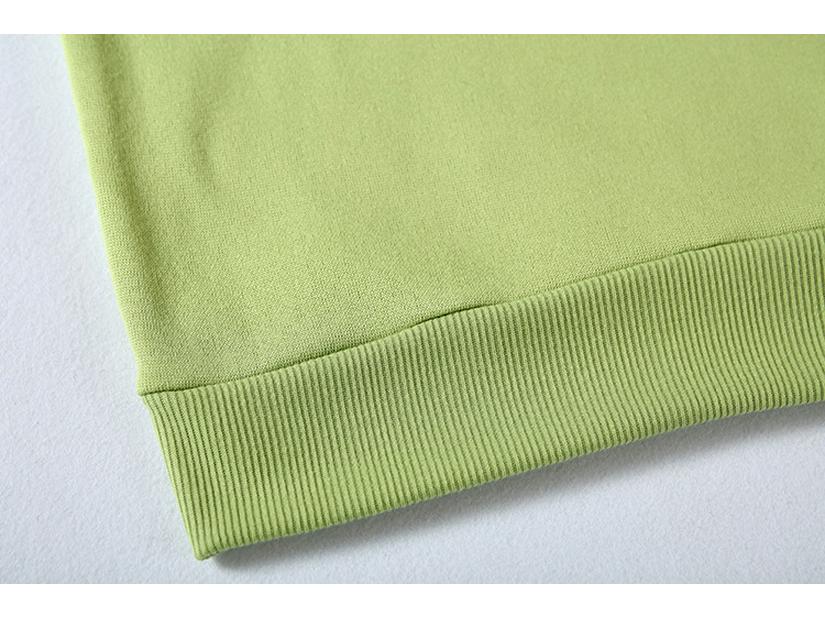 Lockerer Pullover mit Lächeldruck, Rundhalsausschnitt und langen Ärmeln