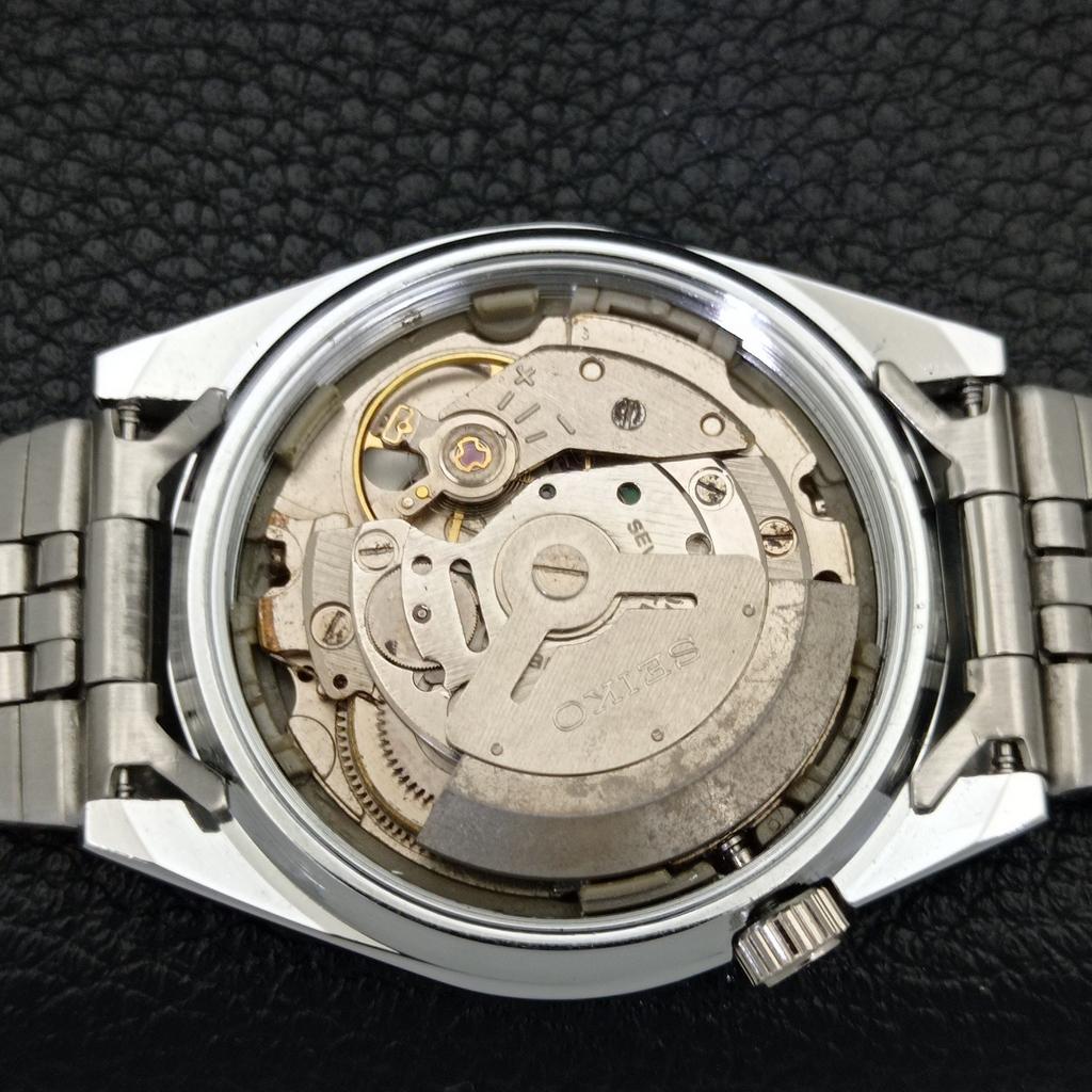 MENS VINTAGE REFURBISHED SEIKO 5 AUTOMATIC JAPAN GREY COLOR DIAL WATCH a440475-d Sk-a440475-2
