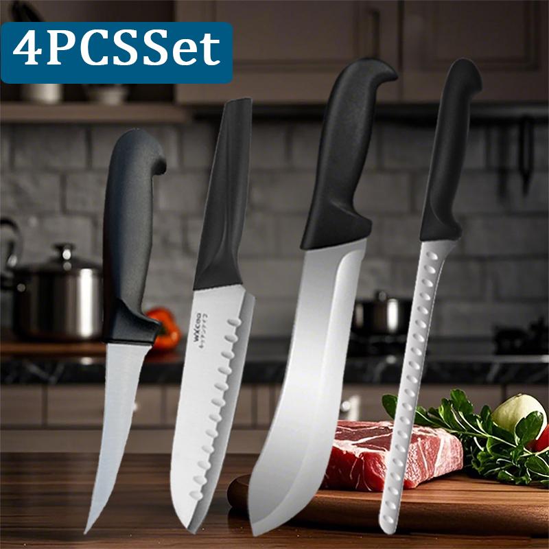 Household Kitchen Knife Stainless Steel Boning Knife for Fish Fruit Vegetable Ham Slicing Chef Knife BBQ Cooking Cutter Tool