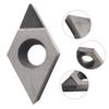 PCD Wendeschneidplatten-Schneidlösungen 2 Stück DCGT070202 für Nichteisenmetalle