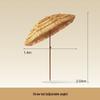 OEING Verstellbarer Outdoor-Strohhut mit Laterne