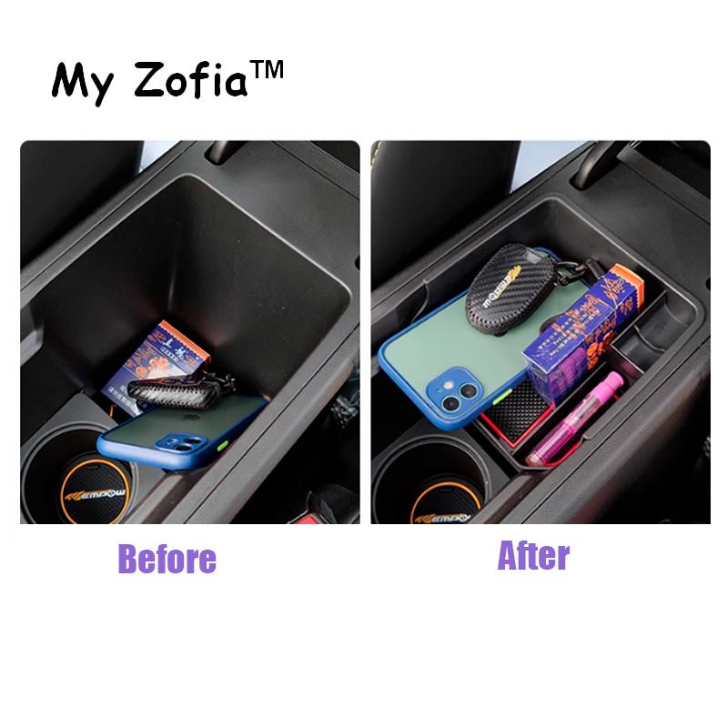 For New DODGE Attitude GT GAC Empow 2024 2025 Car Container Center Armrest Storage Box Armrest Container Box Plastic Accessories