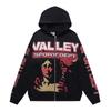 Premium Vintage Washed Cotton Hoodie Men Women Loose Fit Streetwear With Embroidered Letter Print Dual Pockets