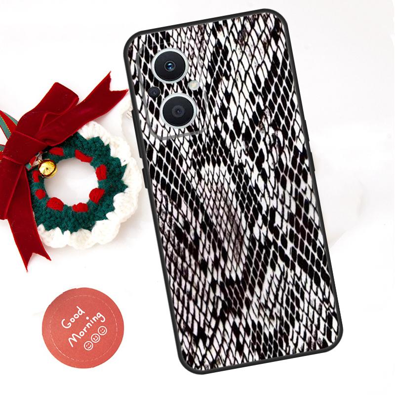 Snake Skin Funda For OPPO Reno 10 11 12 13 14 Pro 11F 12F 13F 14F 7 8 Lite OPPO Find X8 X6 X9 Pro Case